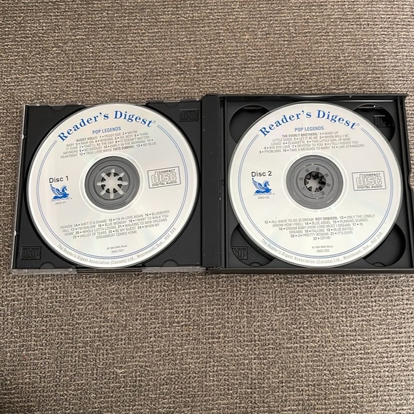 Vintage Readers Digest Pop Legends CD Collection 1994 Remastered 50-70s - Picture 3 of 7